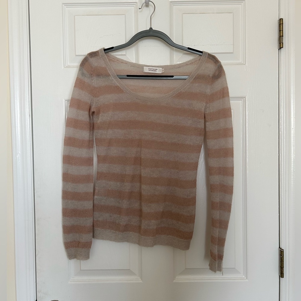 French Mohair sheer sweater comptoir de cottonieres